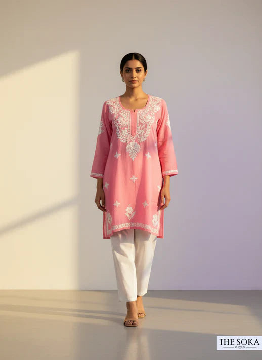 Short Chikankari for Summer